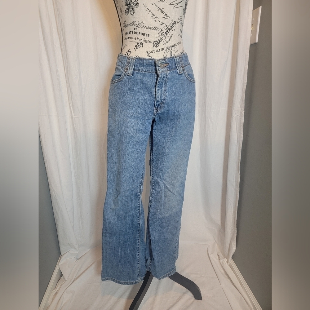 Levis Nouveau Low Boot Cut Stretch 525 Size 10 Medium Miss Y2k Jeans - Picture 2 of 10